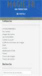 Mobile Screenshot of magie.fr